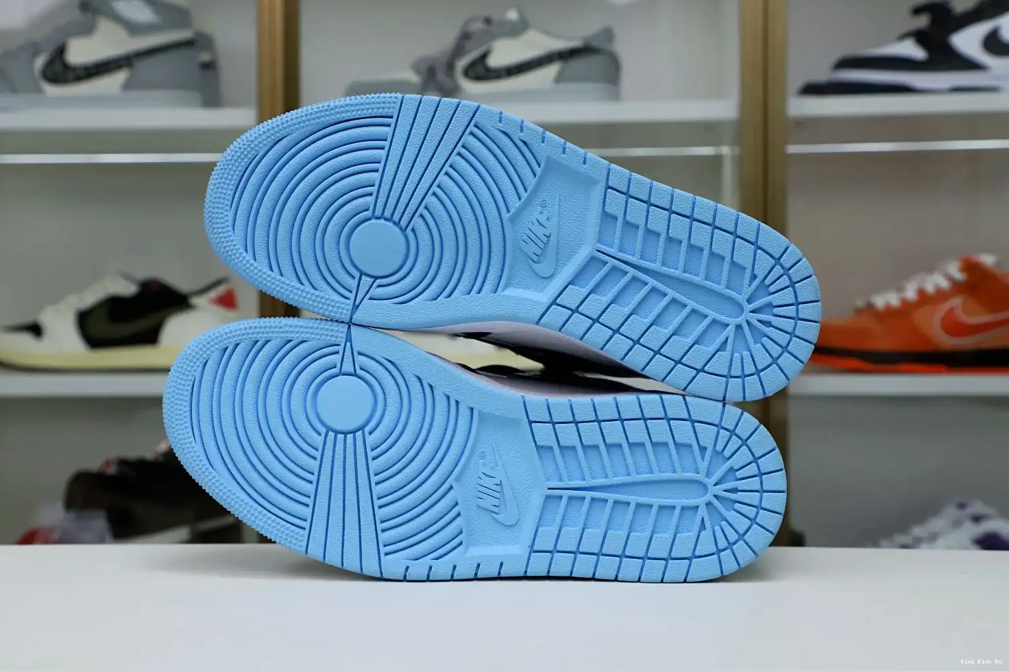 RETRO HIGH Kimikick JORDAN OG CHILL' AIR 1 'BLUE WMNS 0414